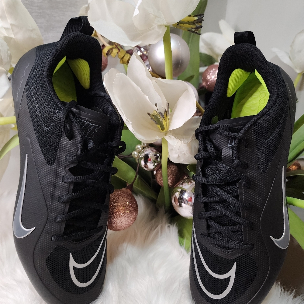 NIKE ALPHA HUARACHE 8 PRO LAX LACROSSE CLEATS FOOTBALL Size13 new